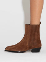 Belinda Suede Cowboy Boots - Image 6