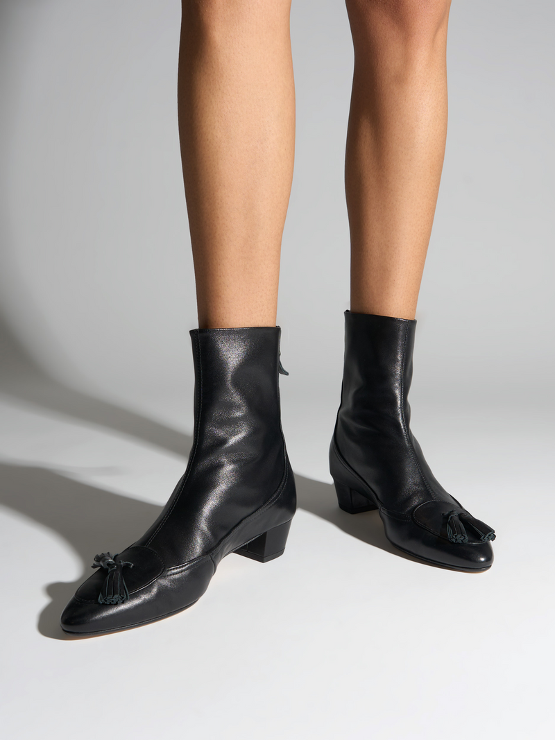 Betsy Tassel Ankle Boots