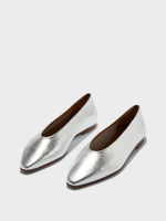 Betty Leather Square-Toe Ballet Flats - Image 2