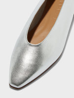 Betty Leather Square-Toe Ballet Flats - Image 3