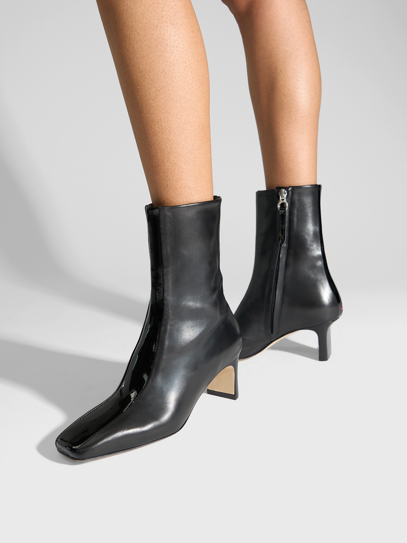 Billie Square-Toe Ankle Boots