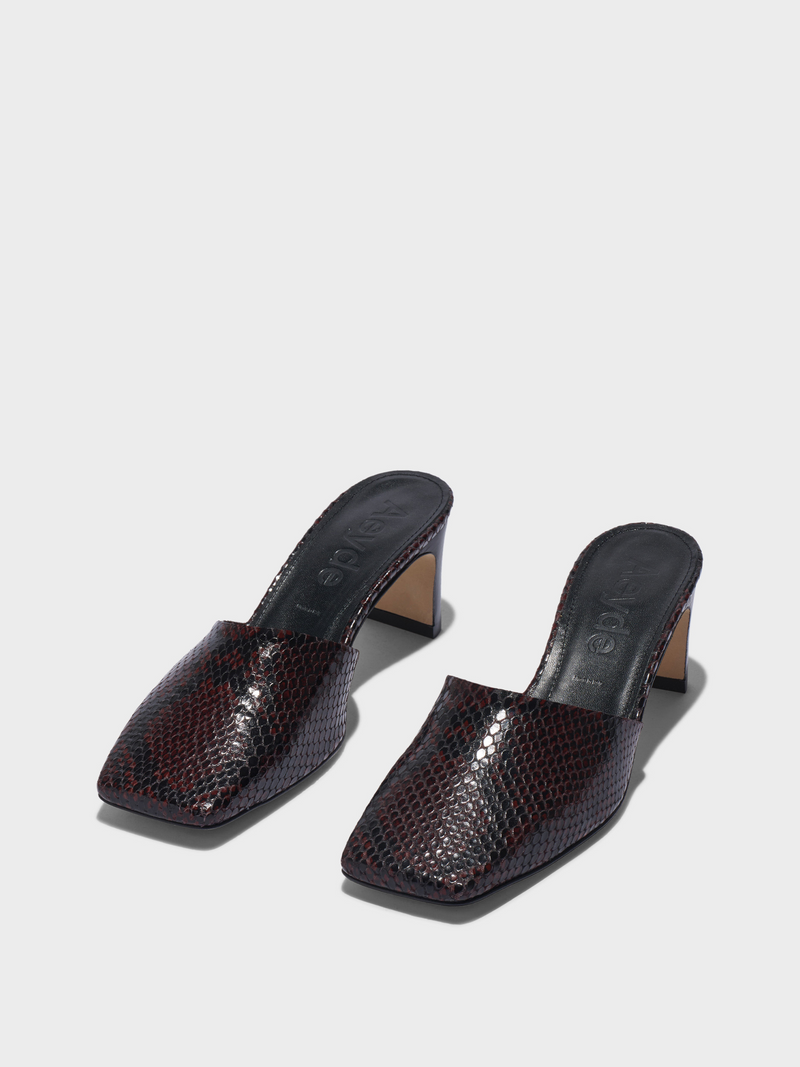 Blithe Square-Toe Mules