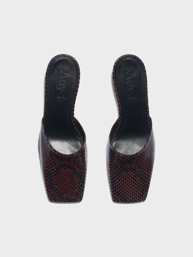 Blithe Square-Toe Mules