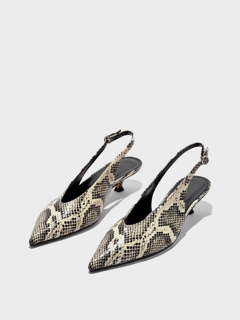 Camila Snake Print Pumps