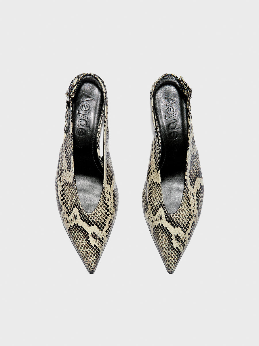 Camila Snake Print Pumps