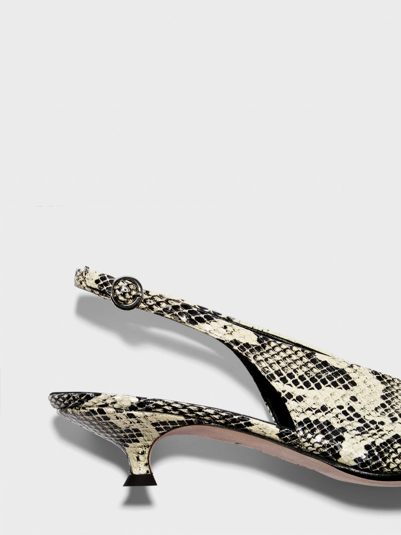 Camila Snake Print Pumps