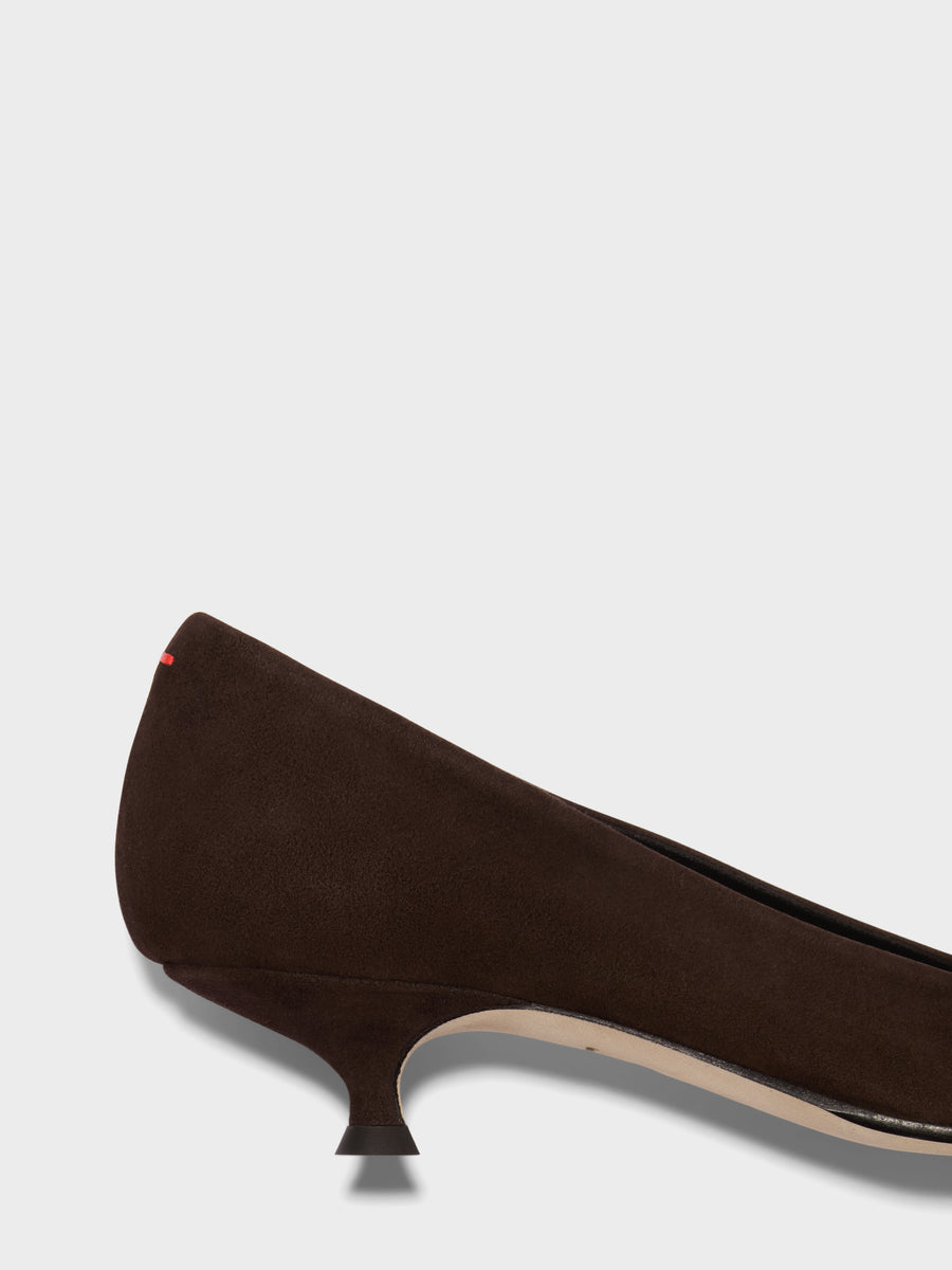 Cari Suede Pointed-Toe Pumps