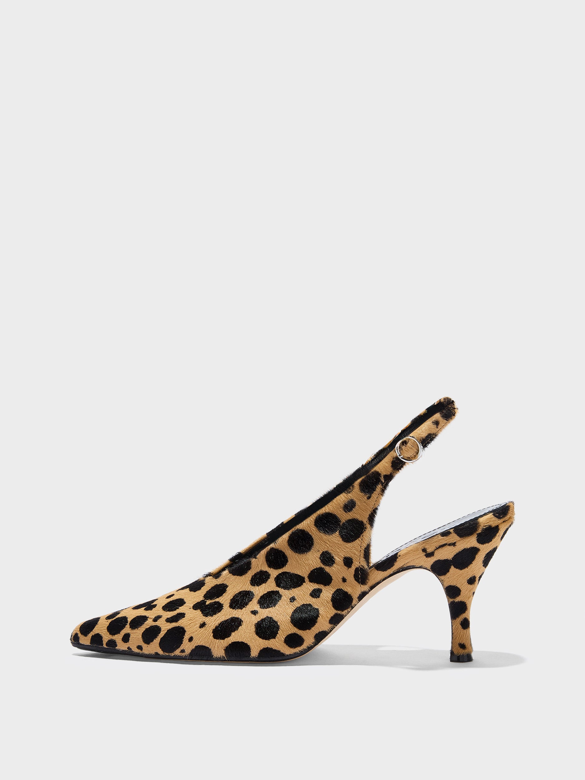 Carla Leopard Hair Pumps - Image 1