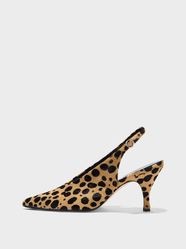 Carla Leopard Hair Pumps
