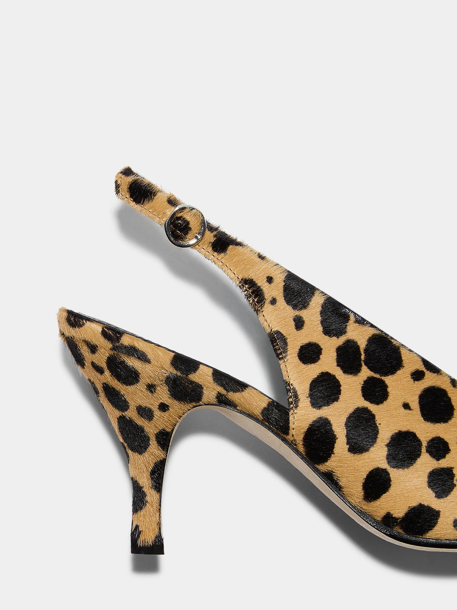 Carla Leopard Hair Pumps