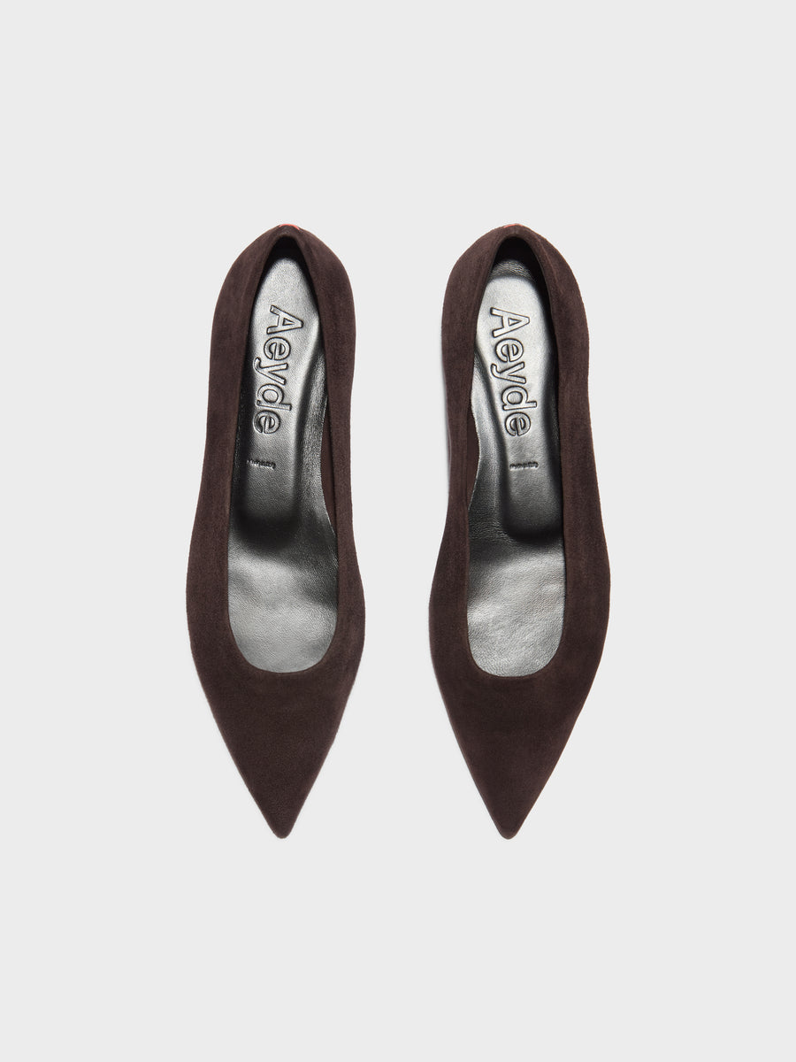 Cassy Pointed-Toe Suede Flats