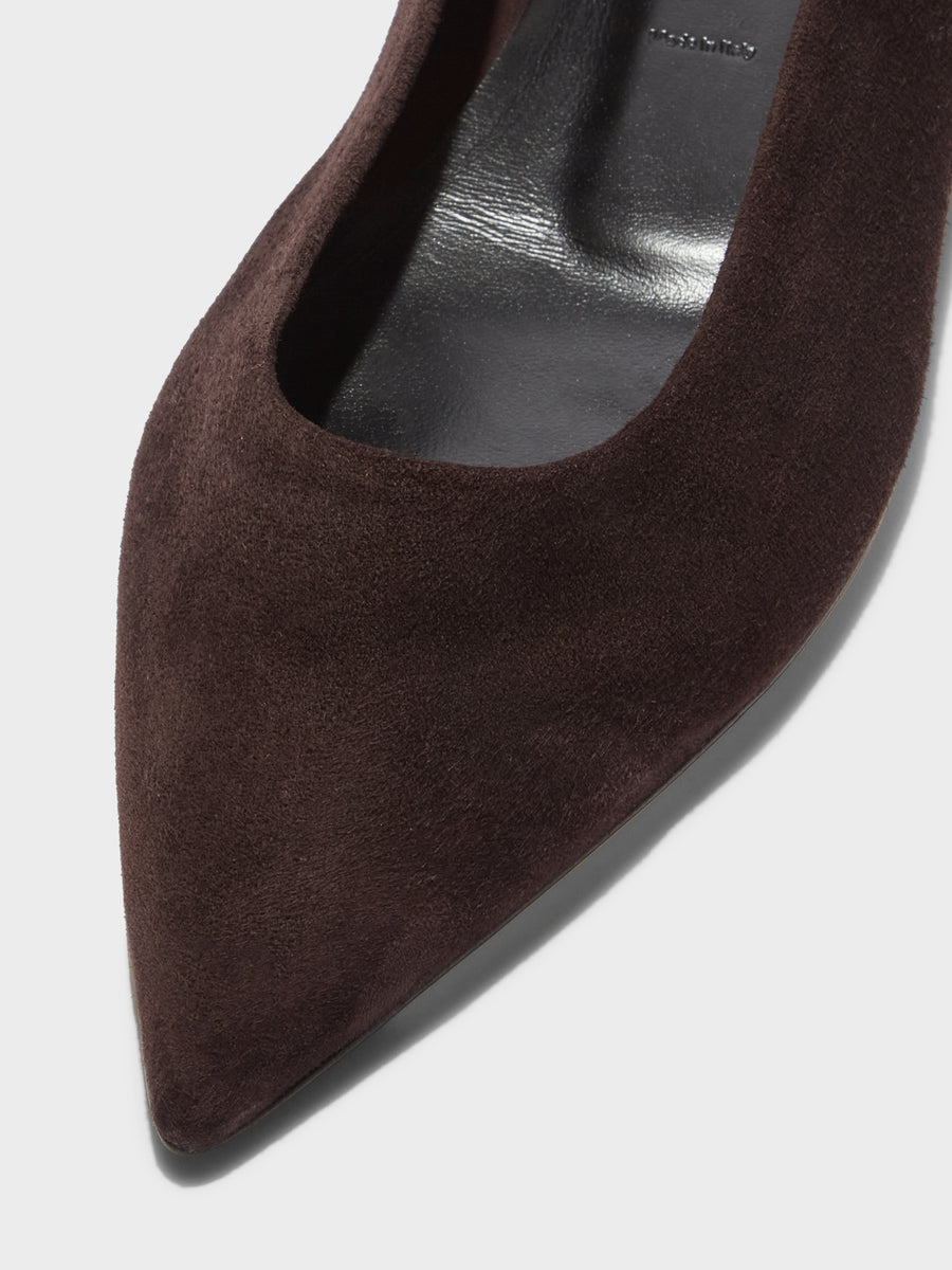 Cassy Pointed-Toe Suede Flats