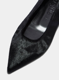 Cassy Pony Hair Ballet Flats