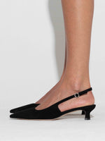 Catrina Suede Slingback Pumps - Image 6