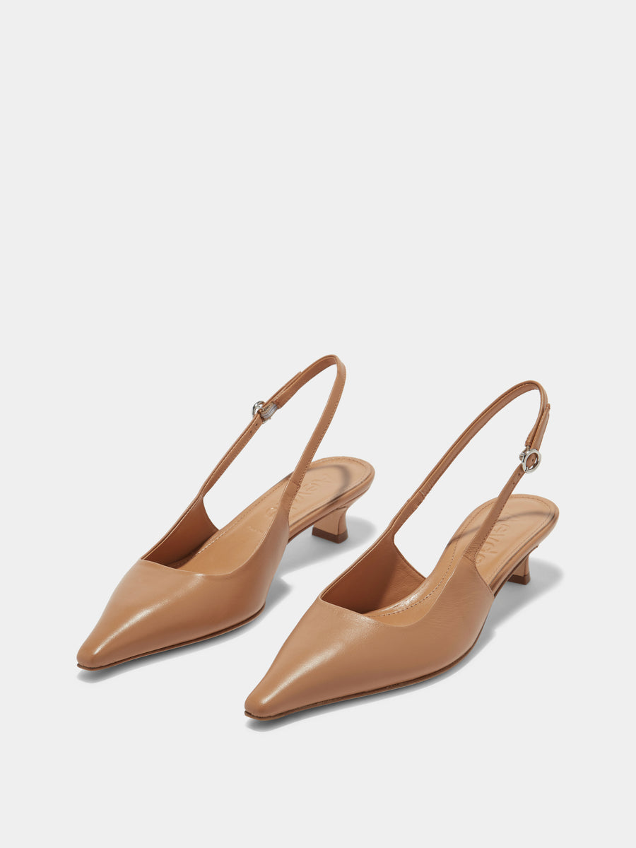 Catrina Leather Slingback Pumps