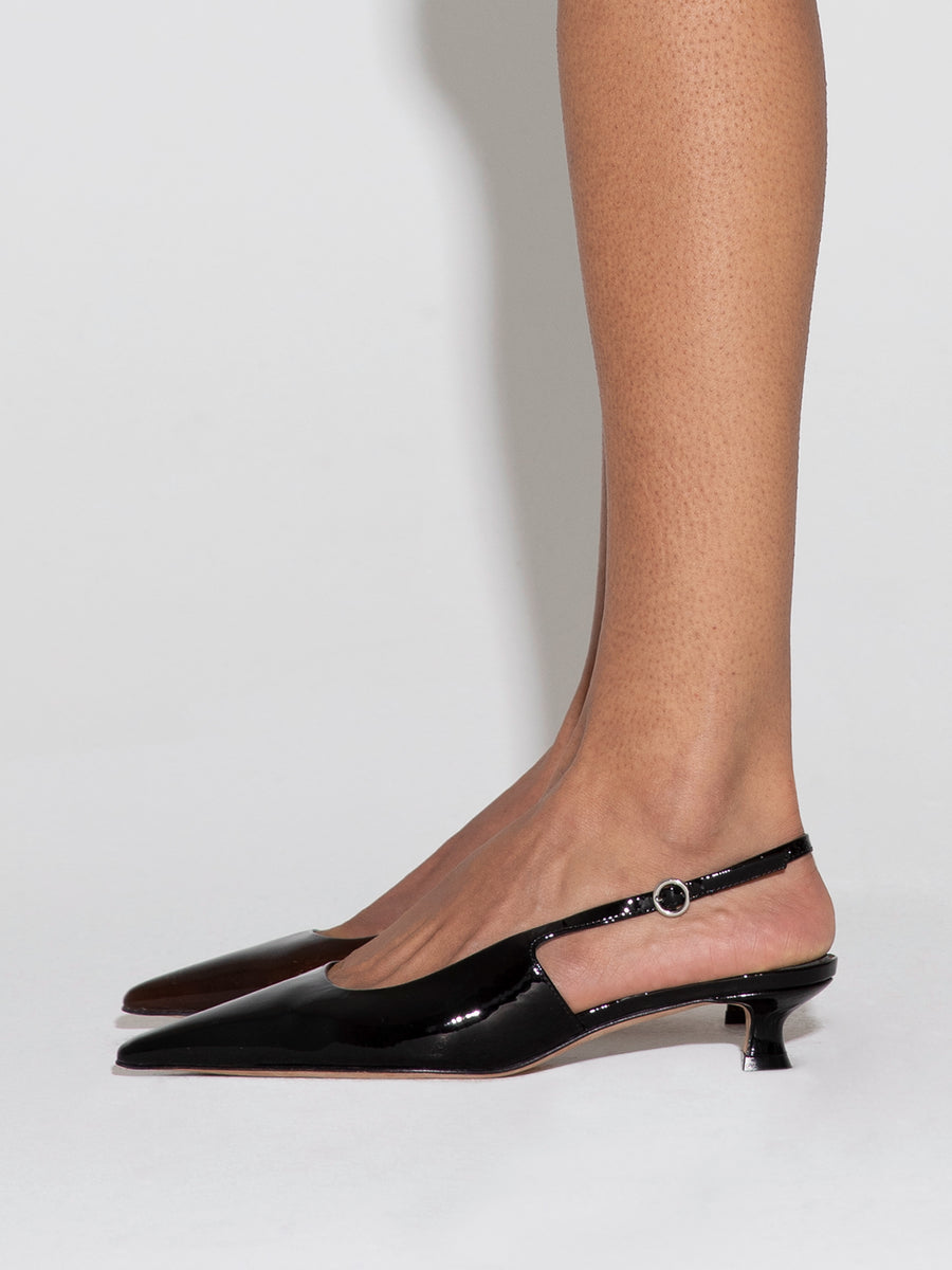 Catrina Leather Slingback Pumps