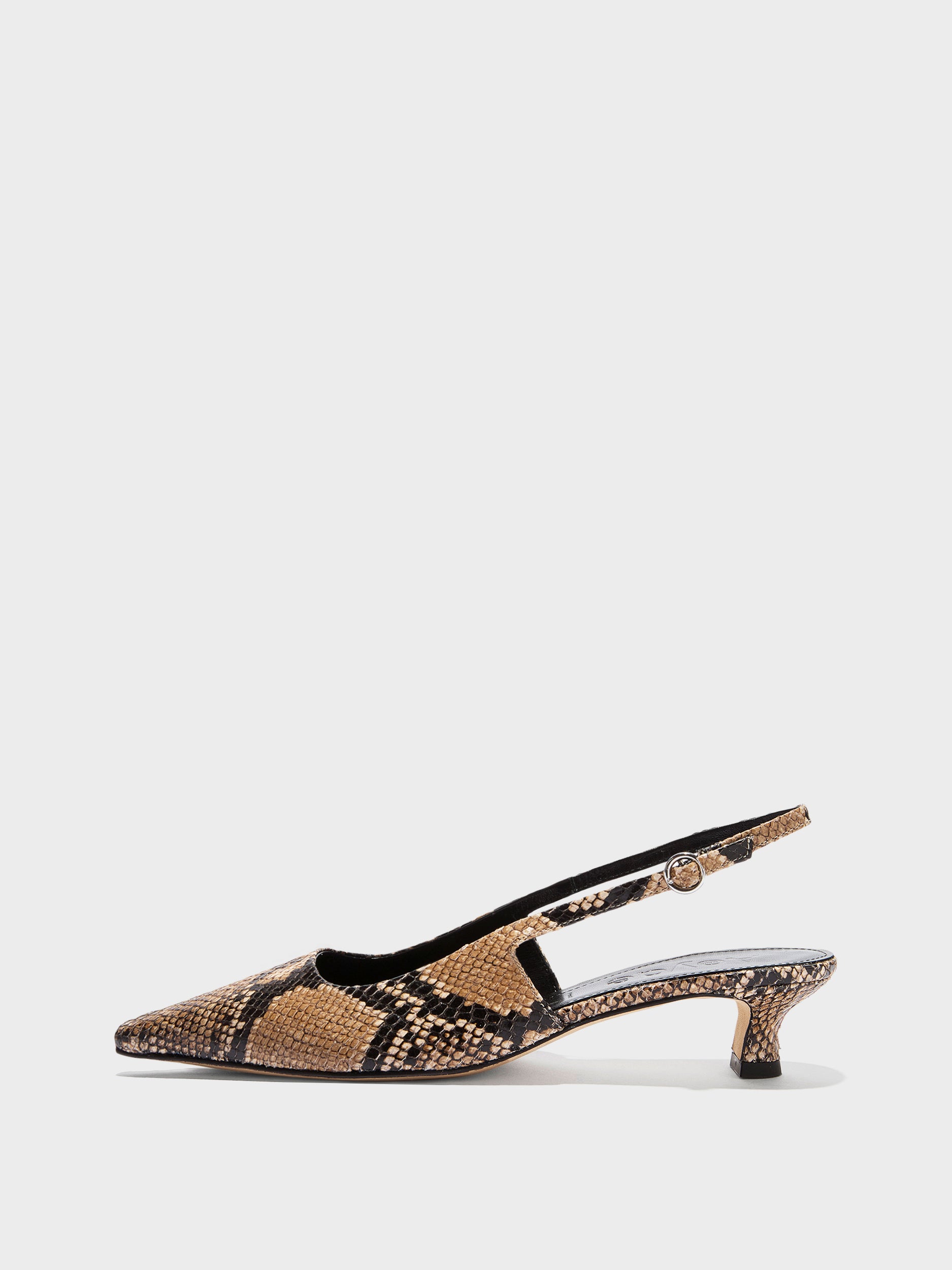 Catrina Snake Print Pumps - Image 1