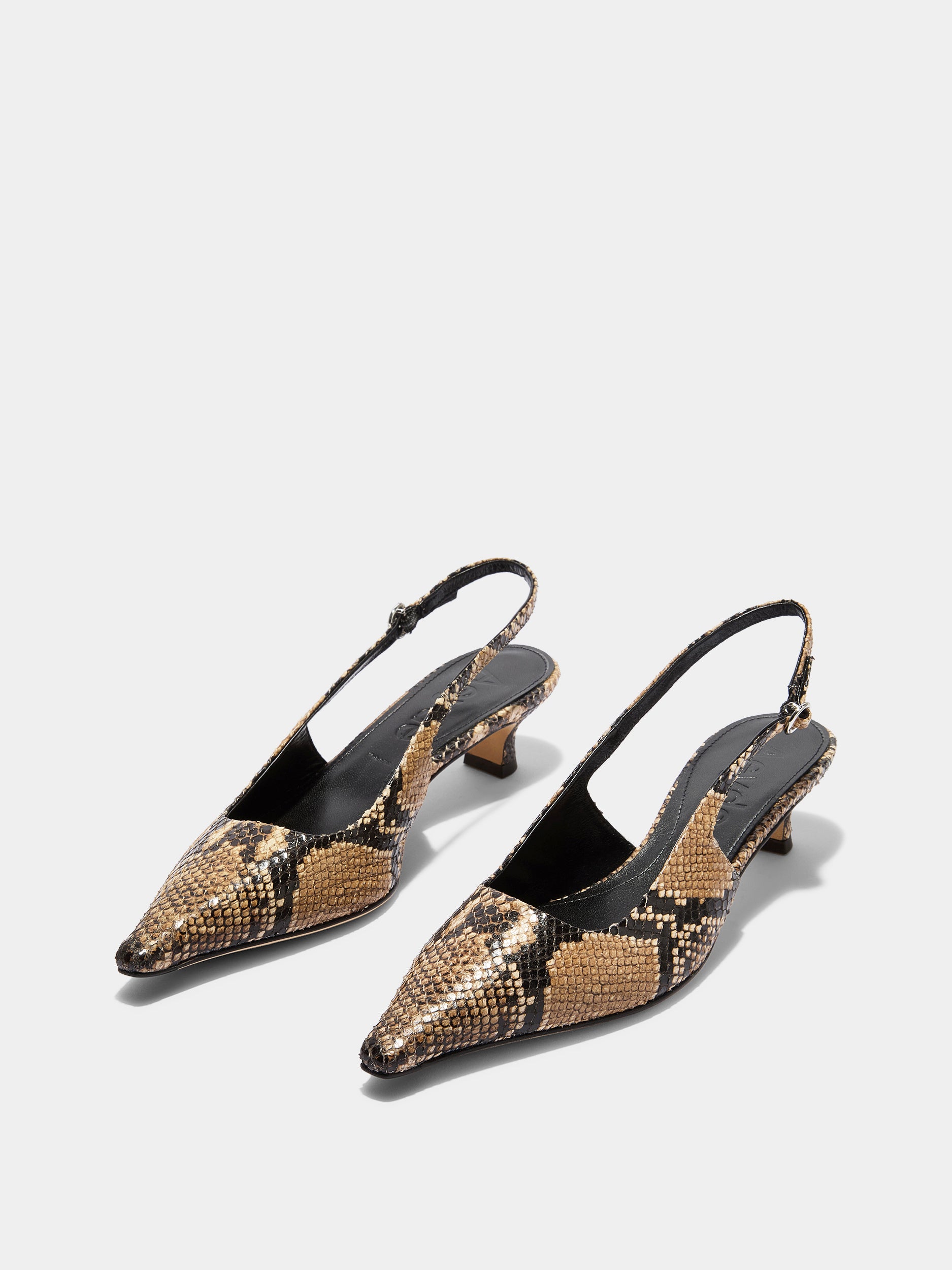 Catrina Snake Print Pumps - Image 3