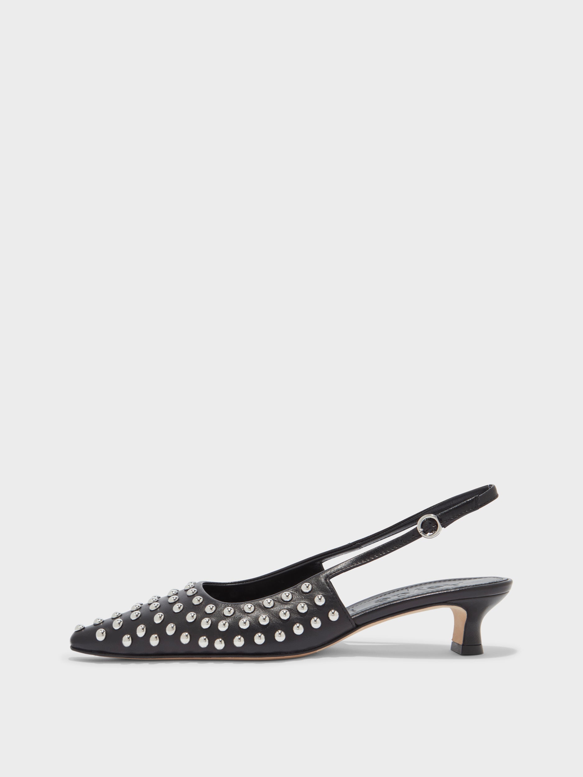 Catrina Studded Slingback Pumps - Image 1