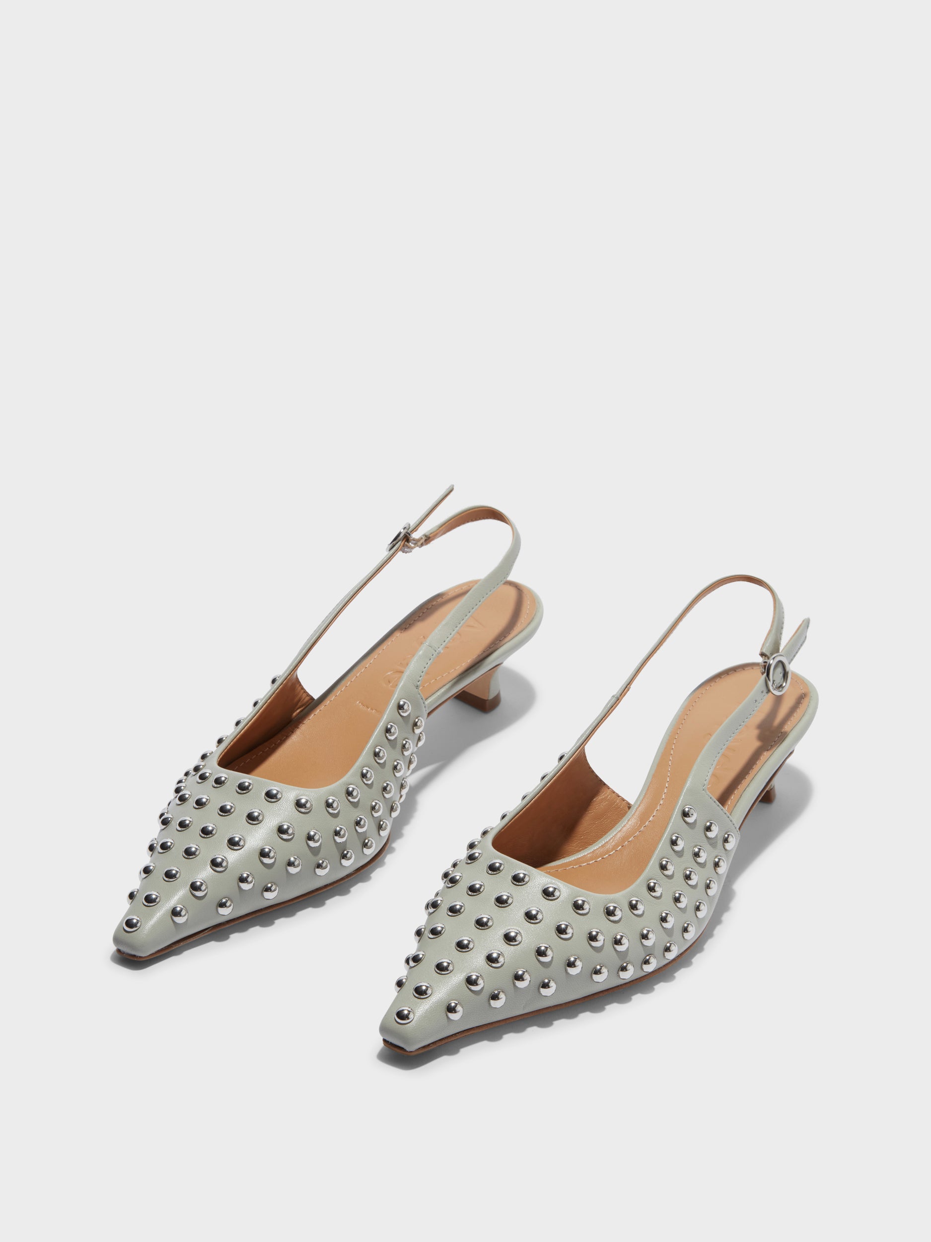 Catrina Studded Slingback Pumps - Image 2