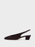 Celeste Suede Slingback Pumps - Image 1