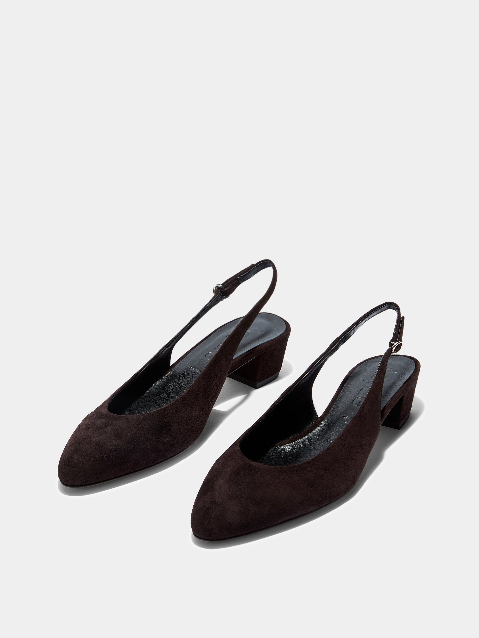 Celeste Suede Slingback Pumps - Image 3