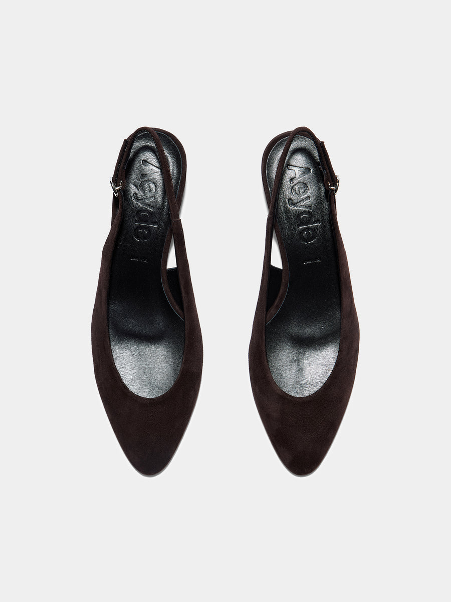 Celeste Suede Slingback Pumps
