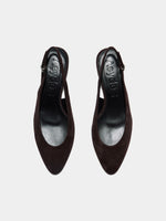 Celeste Suede Slingback Pumps - Image 5
