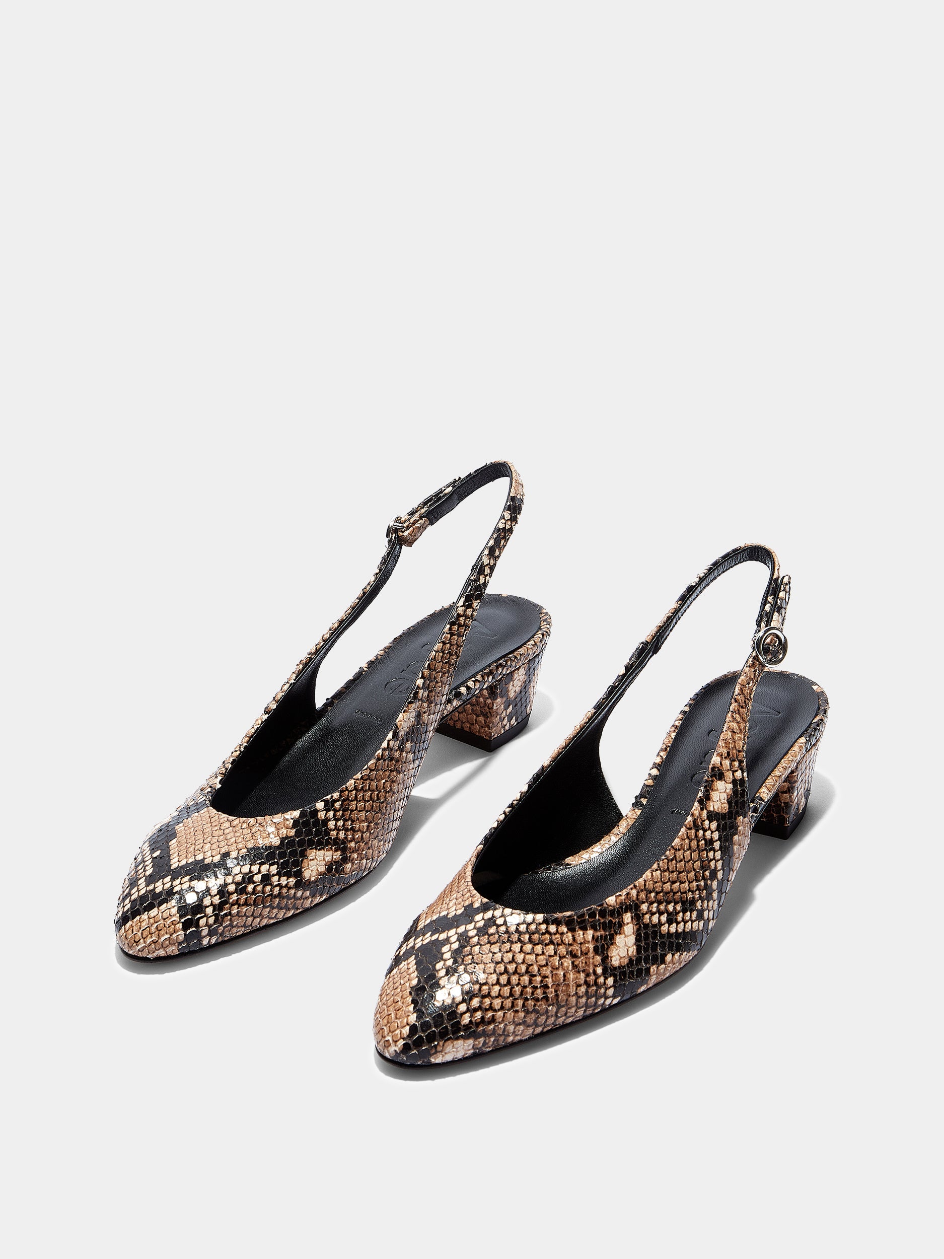 Celeste Snake Print Pumps - Image 3