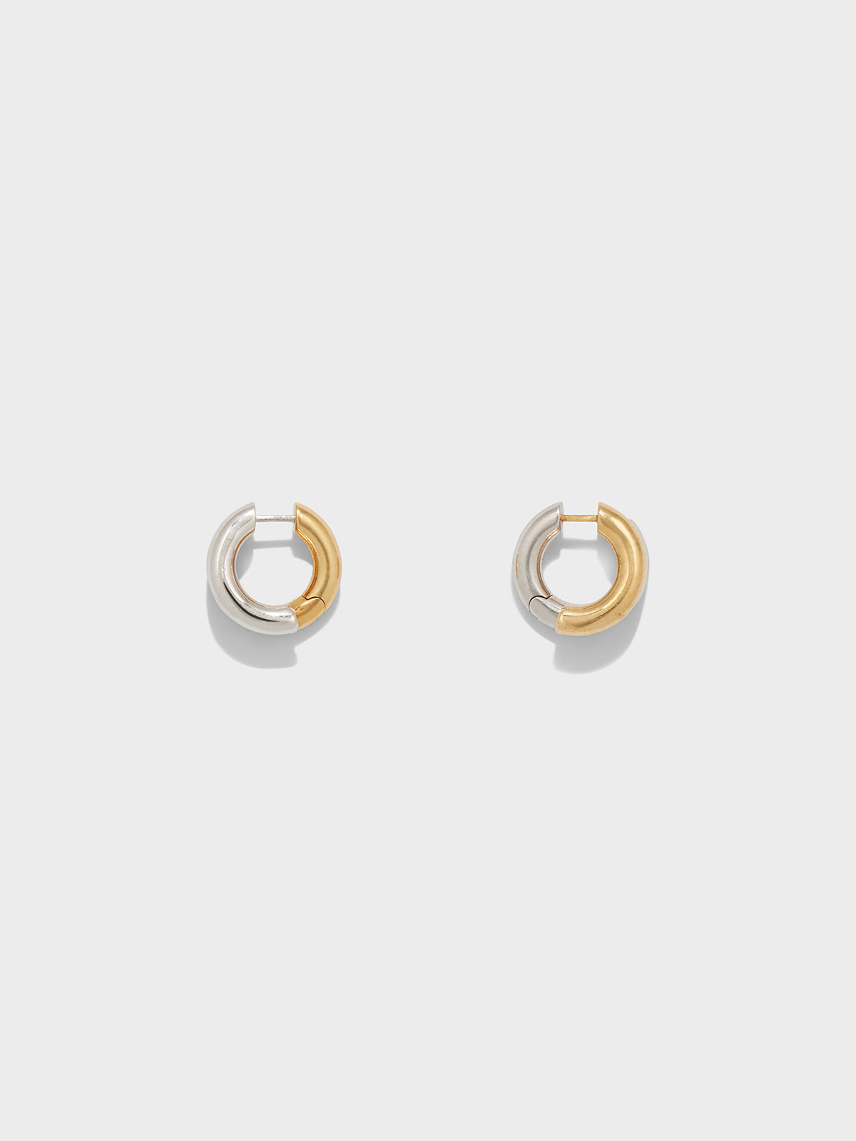 Clyde 18kt Gold and Palladium-Plated Hoop Earrings - Image 1