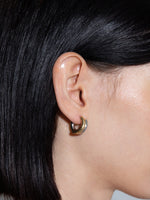 Clyde 18kt Gold and Palladium-Plated Hoop Earrings - Image 4