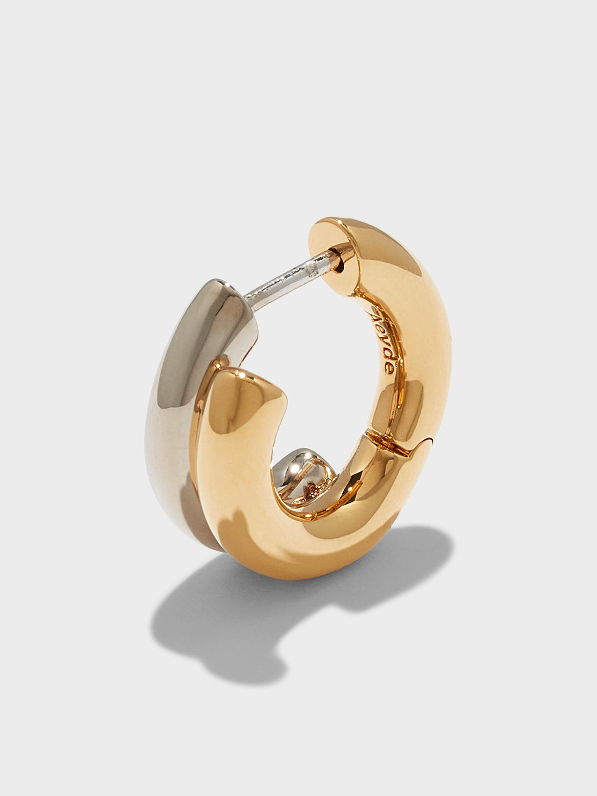 Clyde 18kt Gold and Palladium-Plated Hoop Earrings - Image 2