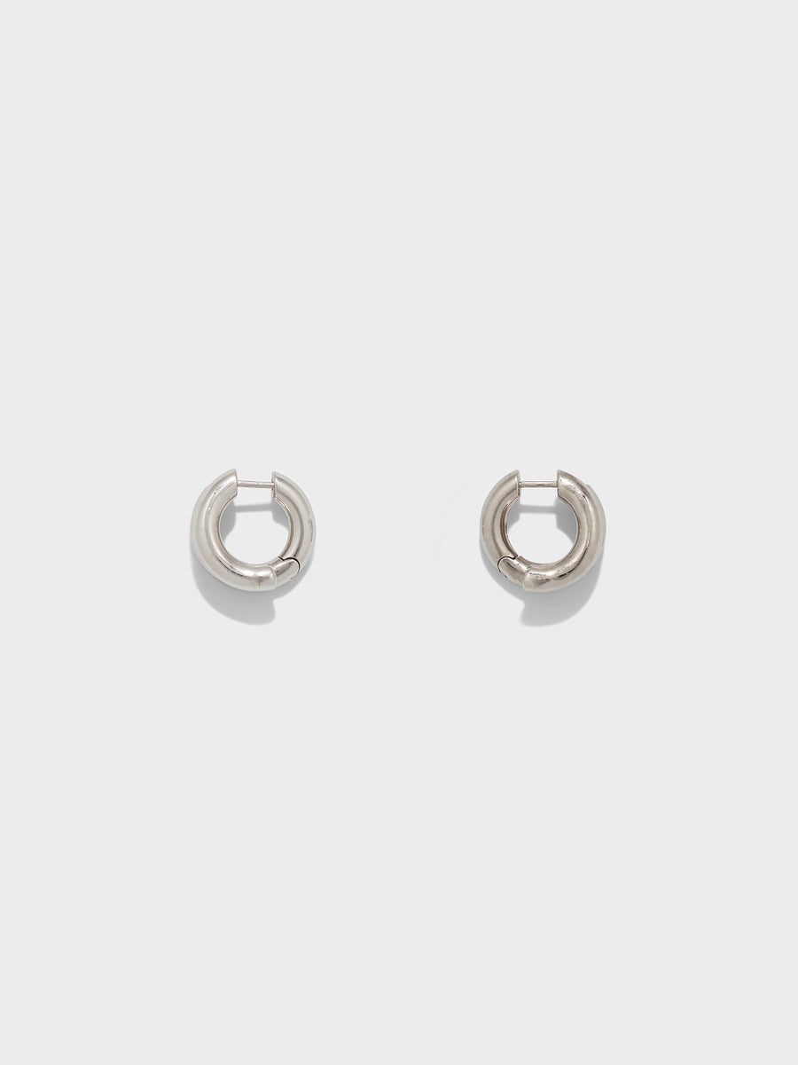 Clyde Palladium-Plated Hoop Earrings