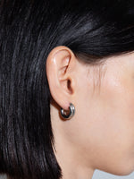 Clyde Palladium-Plated Hoop Earrings - Image 4