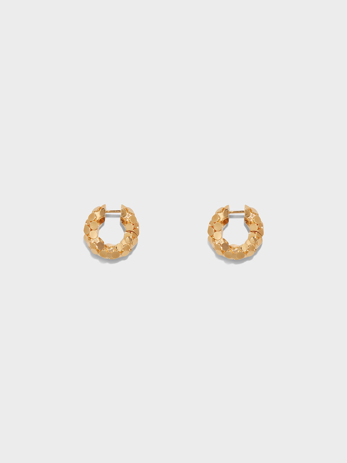 Cooper Medium 18kt Gold-Plated Hoop Earrings - Image 1