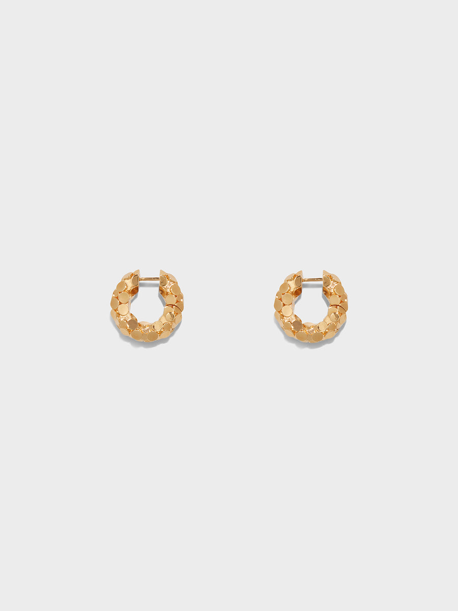 Cooper Medium 18kt Gold-Plated Hoop Earrings