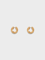 Cooper Medium 18kt Gold-Plated Hoop Earrings - Image 1