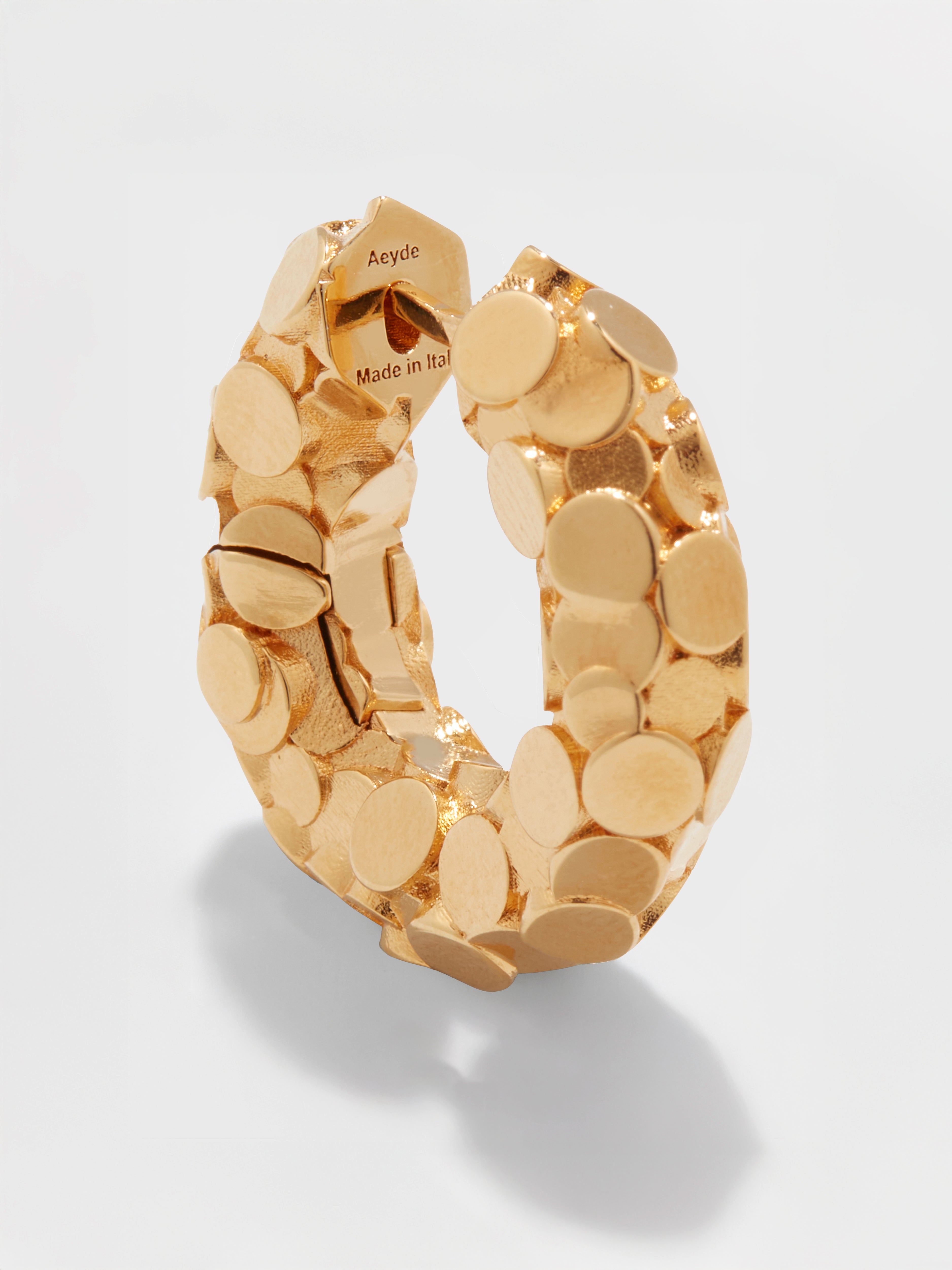 Cooper Medium 18kt Gold-Plated Hoop Earrings - Image 2