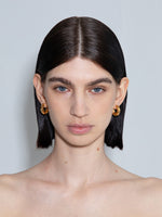 Cooper Medium 18kt Gold-Plated Hoop Earrings - Image 3