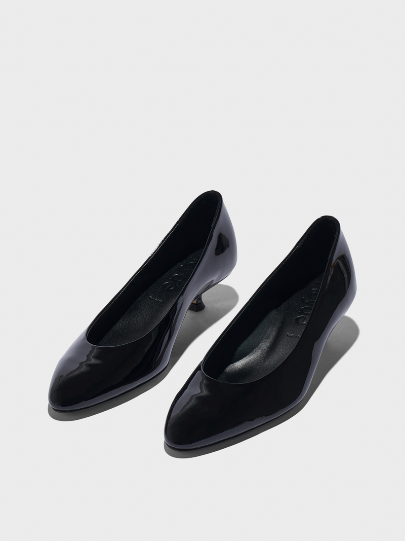 Corinne Patent Leather Pumps