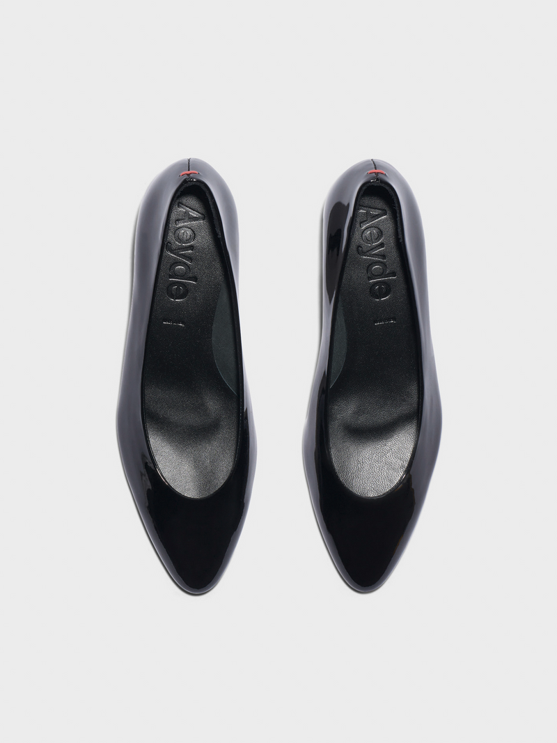 Corinne Patent Leather Pumps