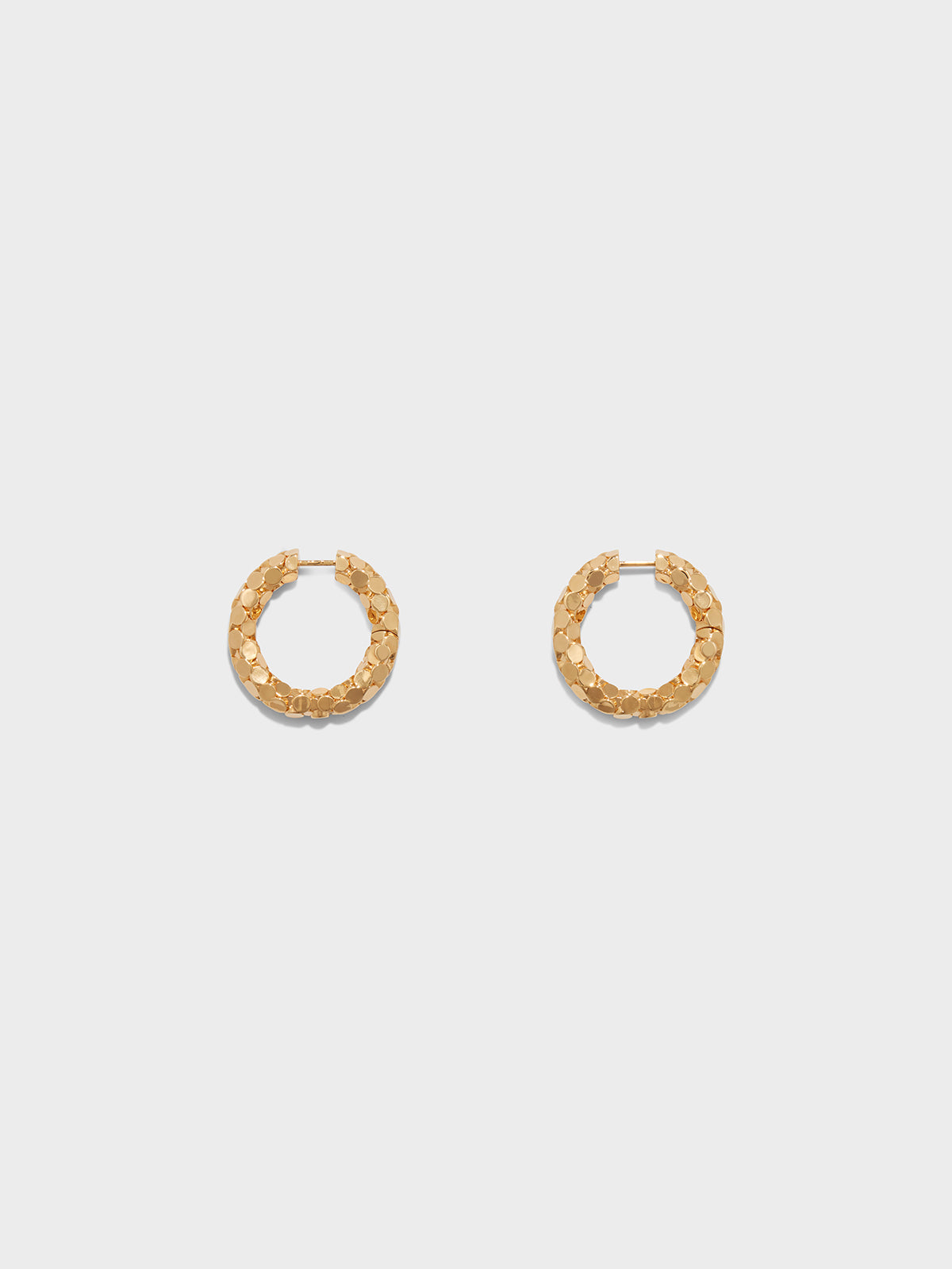 Cruz 18kt Gold-Plated Hoop Earrings - Image 1