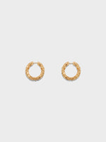 Cruz 18kt Gold-Plated Hoop Earrings - Image 1