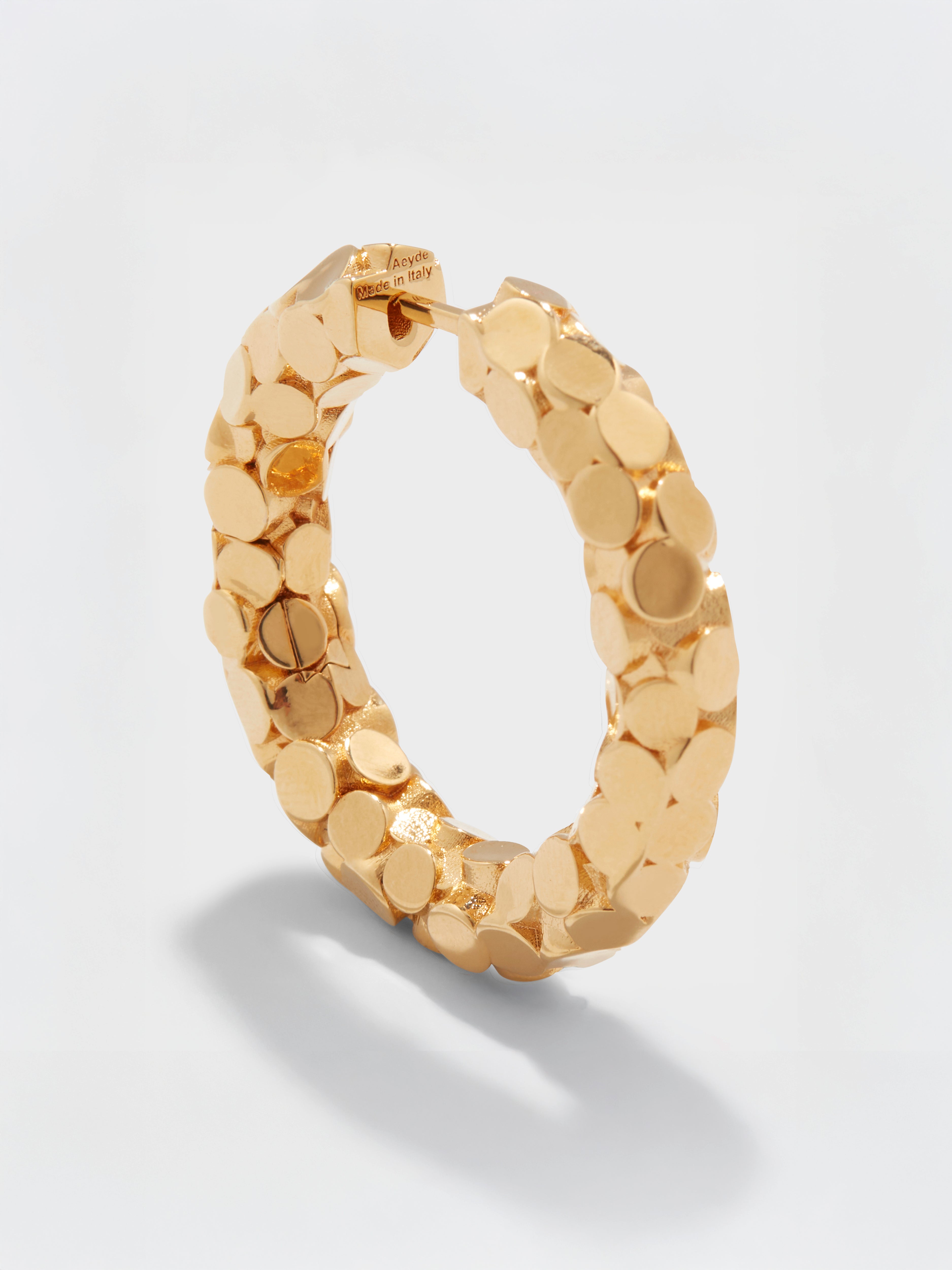Cruz 18kt Gold-Plated Hoop Earrings - Image 2