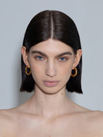 Cruz 18kt Gold-Plated Hoop Earrings - Image 3