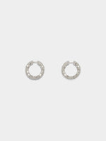 Cruz Palladium-Plated Hoop Earrings - Image 1