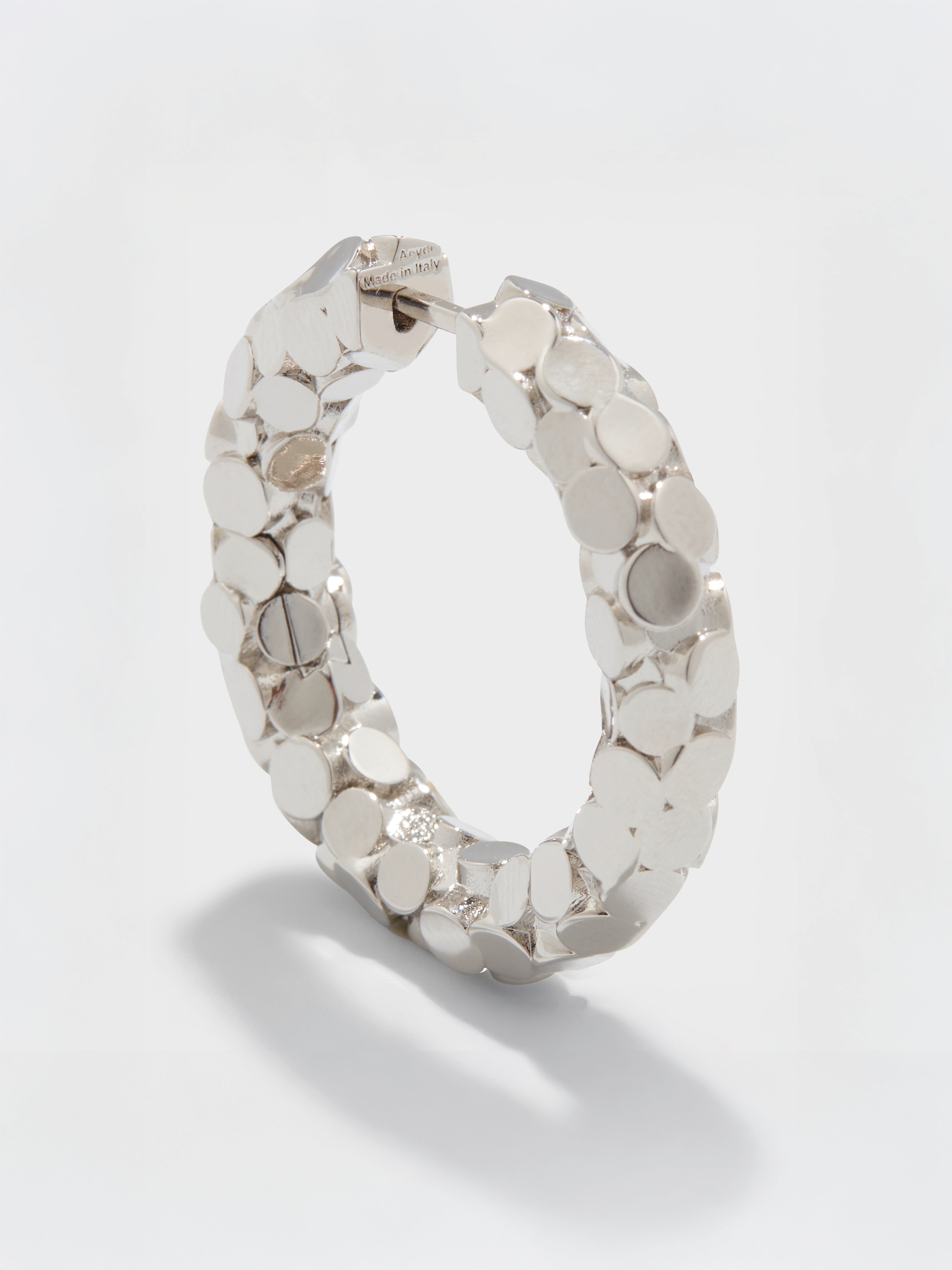 Cruz Palladium-Plated Hoop Earrings - Image 2