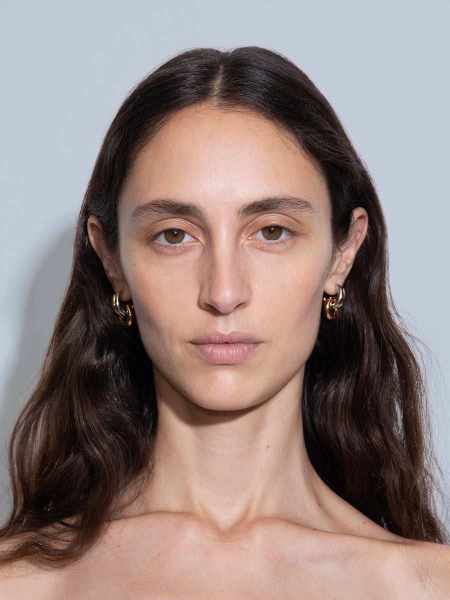 Aeyde | Cyrus Palladium-Plated Hoop Earrings