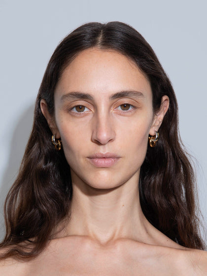 Aeyde | Cyrus Palladium-Plated Hoop Earrings