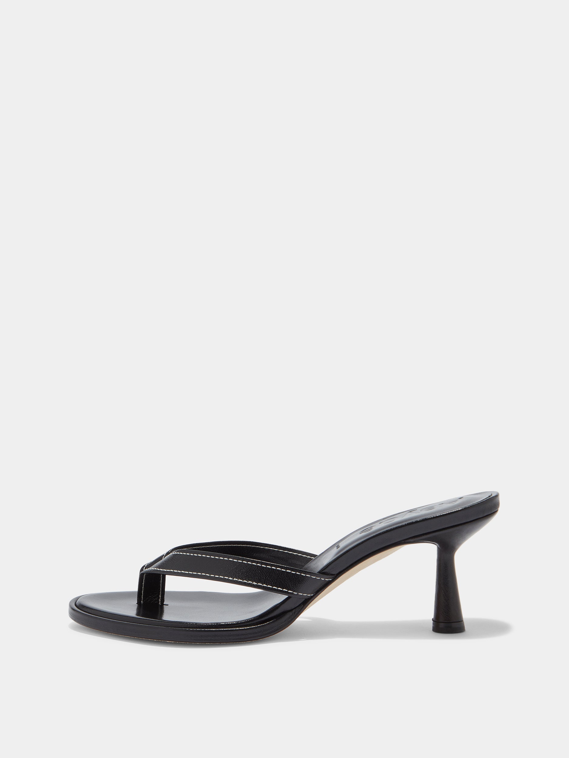Daphne Leather Thong Sandals - Image 1